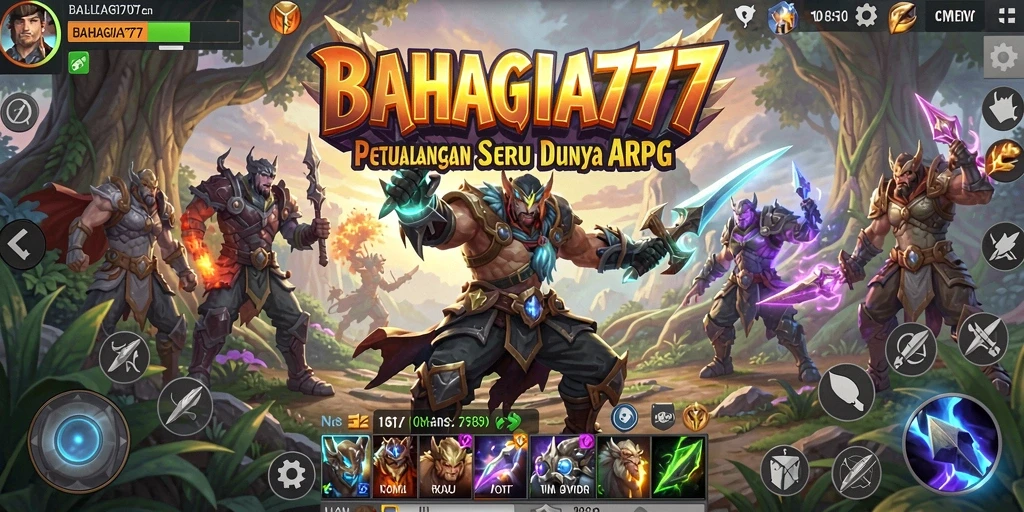 Tampilan gameplay BAHAGIA777 yang mengasyikkan dan penuh aksi.