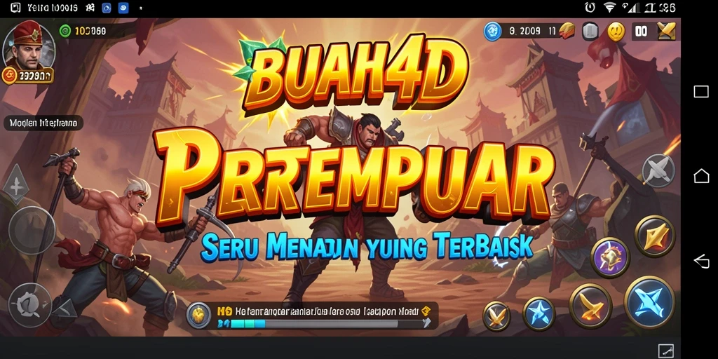 Tangkapan layar gameplay BUAH4D yang menunjukkan pertempuran yang mendebarkan.