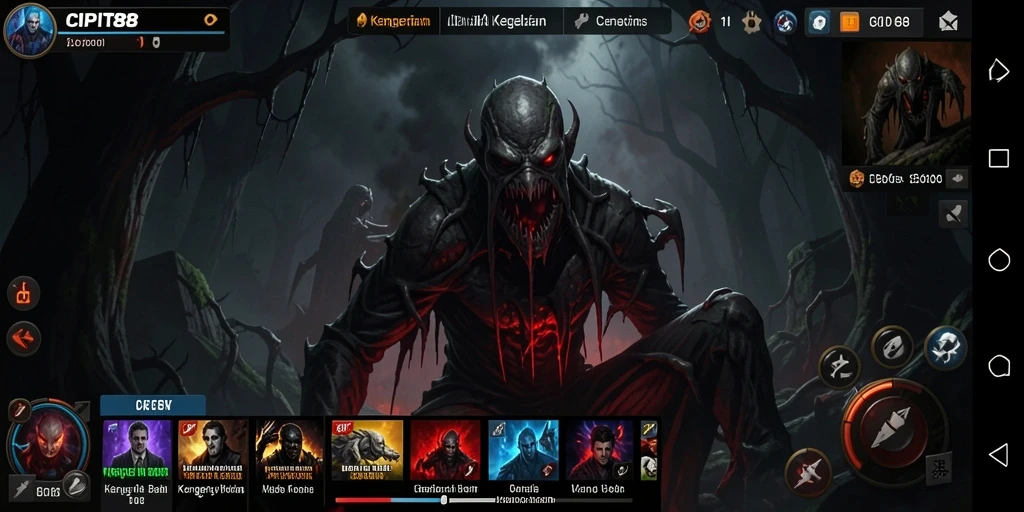 Tampilan gameplay menakutkan dari CIPIT88 yang penuh ketegangan.