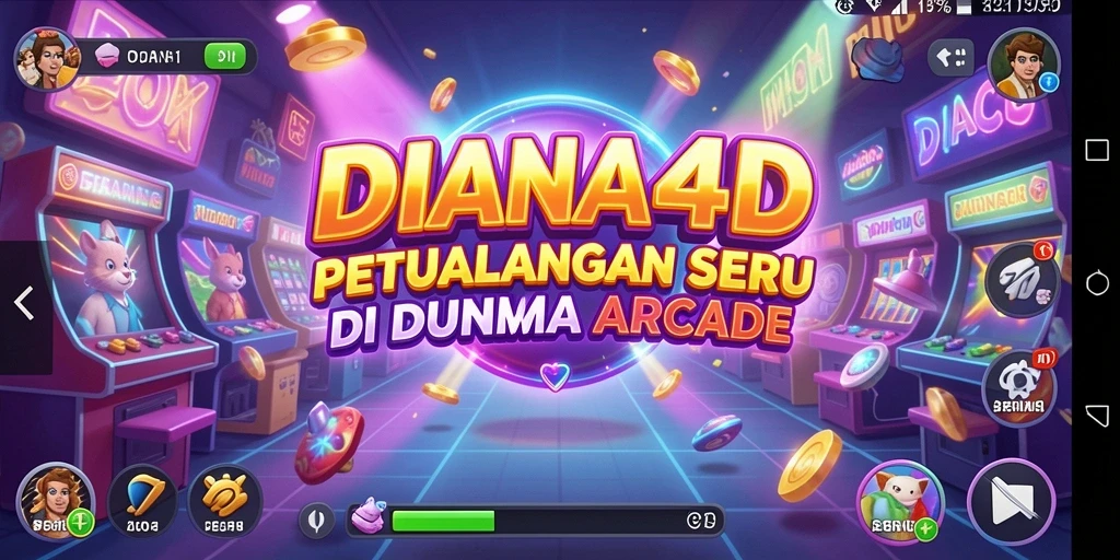 Tampilan seru dari gameplay DIANA4D yang menantang dan interaktif.