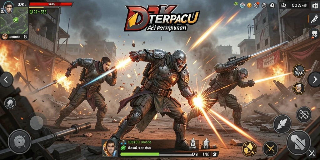 Tampilan gameplay DKK yang menegangkan dan mendebarkan.