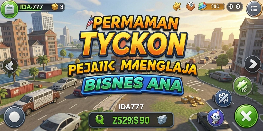 Screenshot gameplay IDA777 menampilkan pengelolaan bisnis yang interaktif.