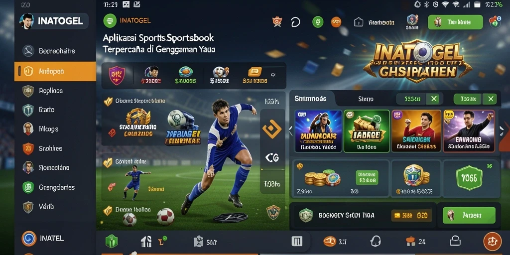 Tampilan menarik dari gameplay Sportsbook INATOGEL yang memukau.