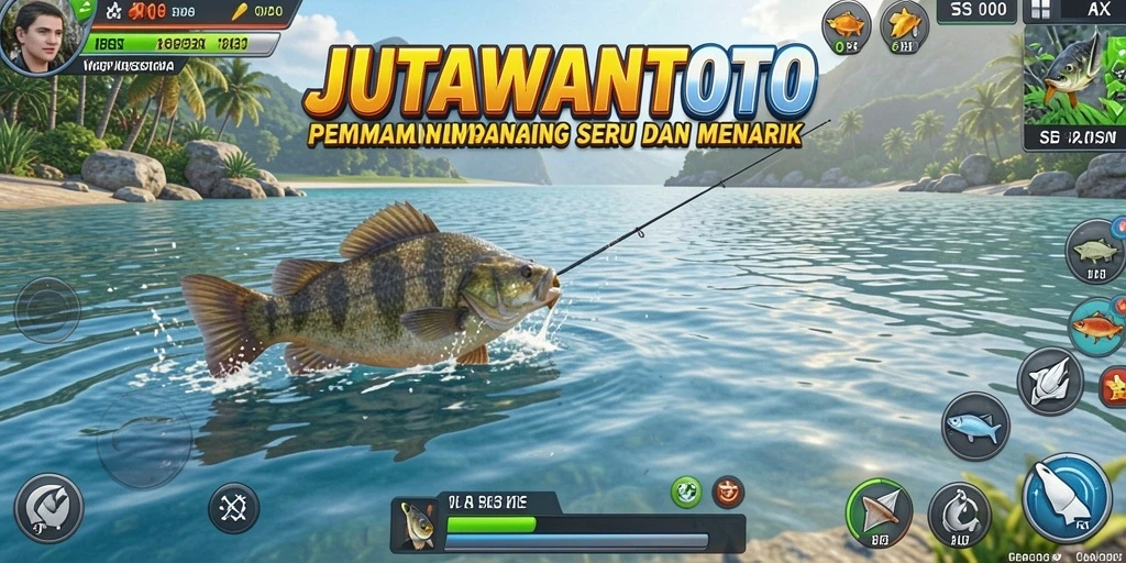 Gameplay memancing yang mendebarkan di JUTAWANTOTO.