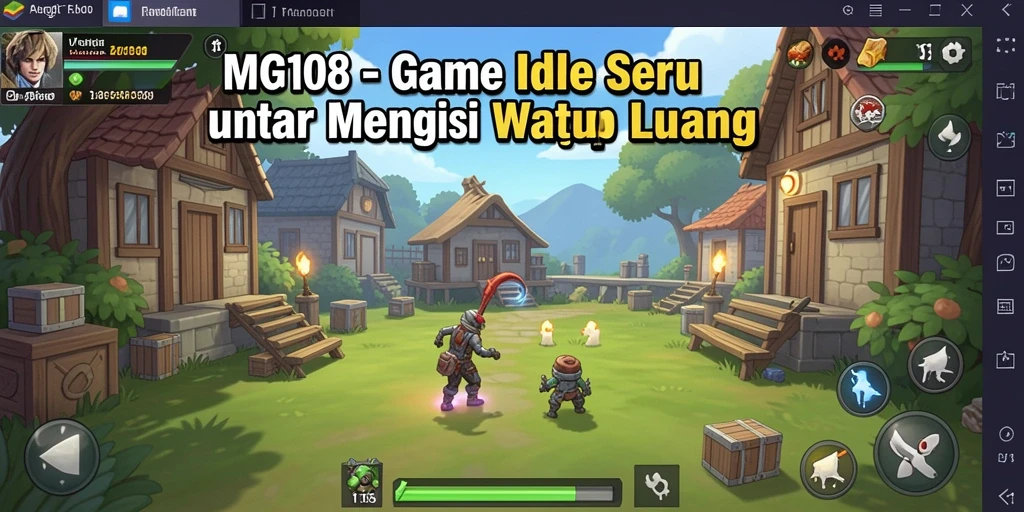 Screenshot gameplay MG108 menampilkan aksi seru dalam permainan Idle.