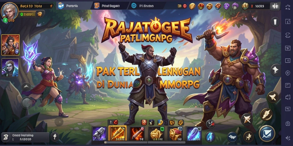Tampilan gameplay epik di dunia luar biasa RAJATOGEL.