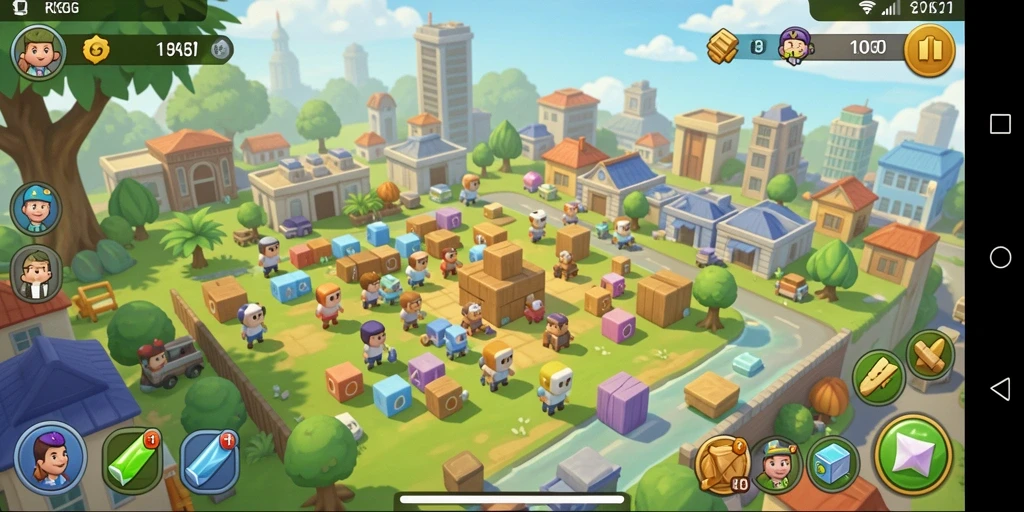 Tampilan gameplay RKGG yang menarik dan beragam teka-teki.