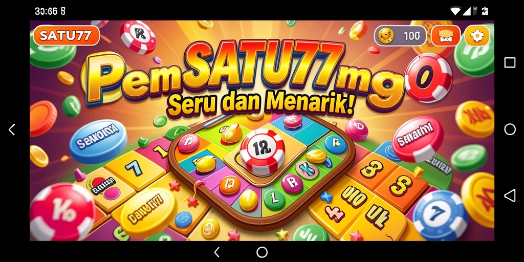 Screenshot gameplay Bingo di SATU77 yang seru dan interaktif.