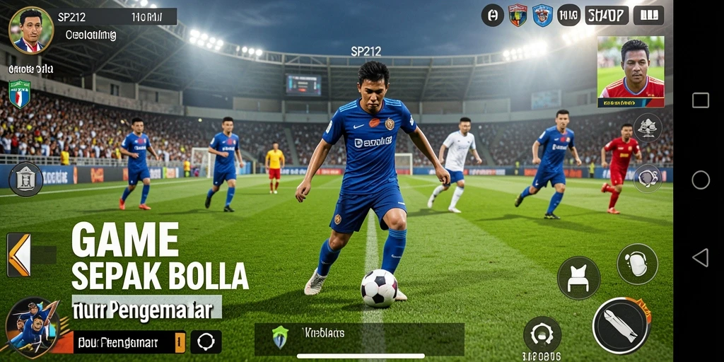 Tampilan luar biasa dari gameplay sepak bola SP212 yang mendebarkan.