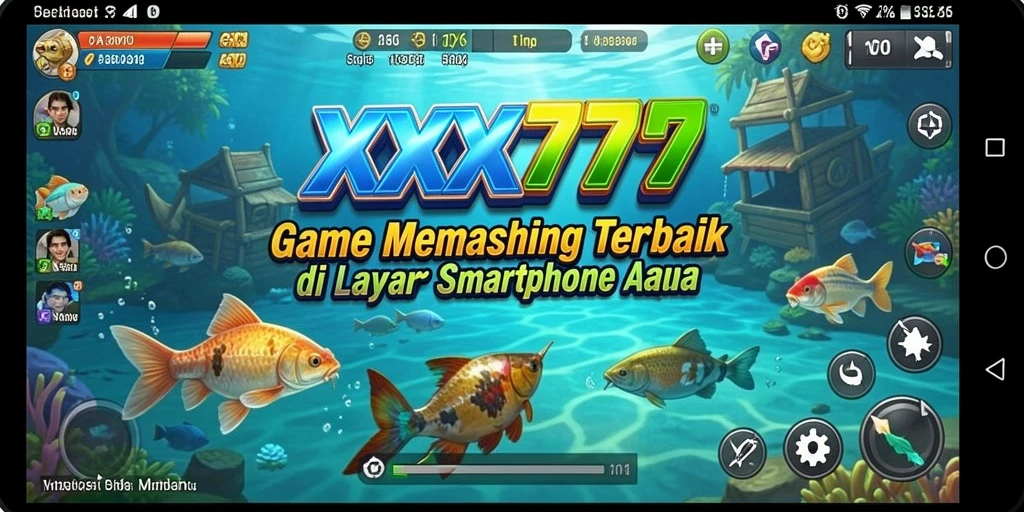 Screenshot XXX777 menampilkan aksi memancing yang menegangkan dan seru.